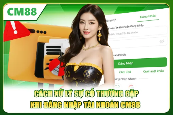 Cách xử lý sự cố thường gặp khi đăng nhập tài khoản CM88